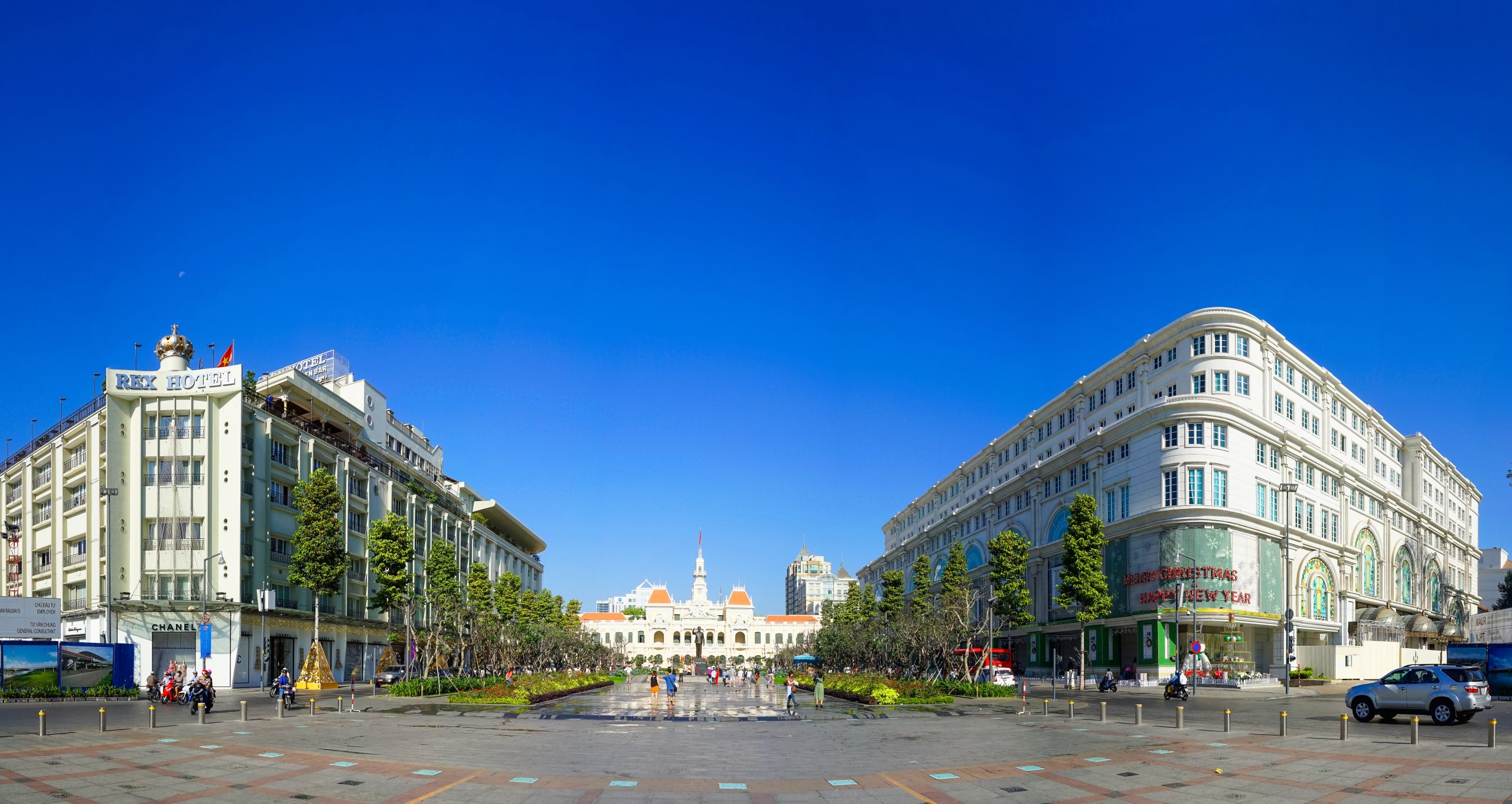 Nguyen Hue pedestrian street in District 1, Ho Chi Minh City