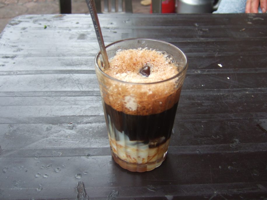 Ca phe sua da, Vietnamese iced coffee with condensed milk